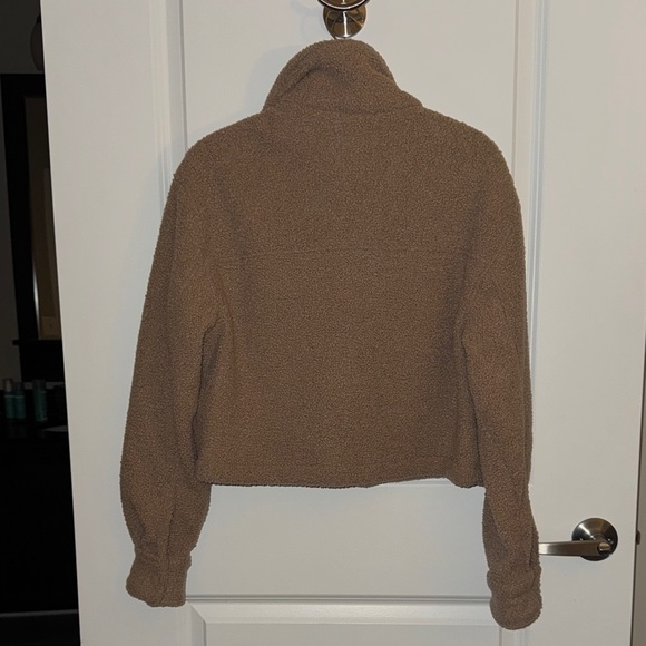 Abercrombie & Fitch Tan Teddy Jacket - Picture 2 of 3